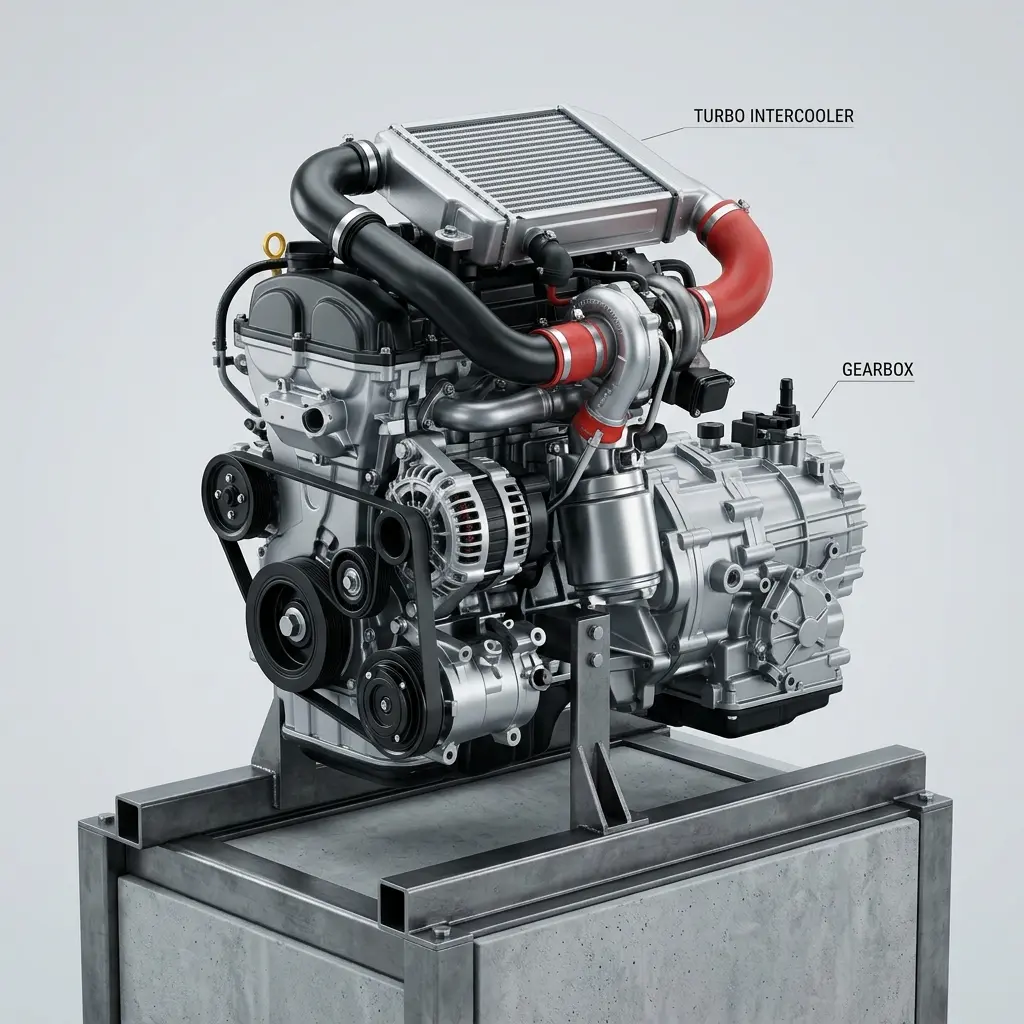 Suzuki Hustler Turbo Intercooler Complete Engine With Gear Box